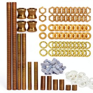 Asjeumt Lamp Repair Hardware Kit Galvanized Steel DIY-0