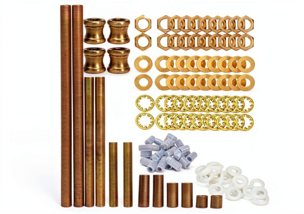 Asjeumt Lamp Repair Hardware Kit Galvanized Steel DIY-0