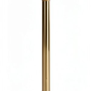 B&P Lamp Brass Downrod 3/8 Inch Diameter Unfinished-0