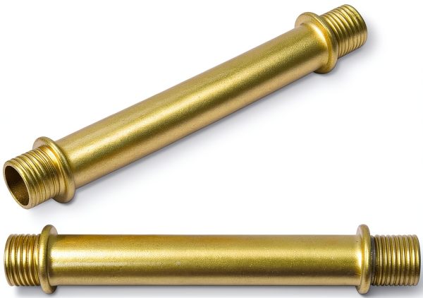 KUMGROT Gold Iron Lighting Fixture Downrod Connector Tube-2