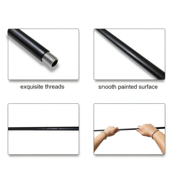 Live Clouds M10 Threaded Extension Rods Iron Black Lighting-1