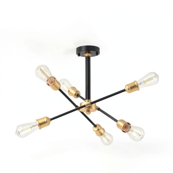 Lnrueg Threaded Extension Rods Iron M10 Black Lighting-6