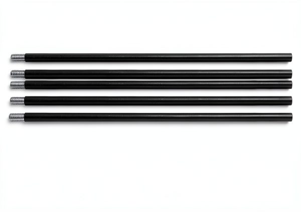 Lnrueg Threaded Extension Rods Iron M10 Black Lighting-4