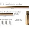 MAYOMAJO Brass Lighting Extension Rods Heavy Duty Iron-1