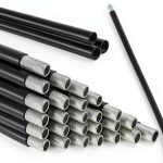 Noamus M10 Threaded Extension Rods Black Iron Lighting-0