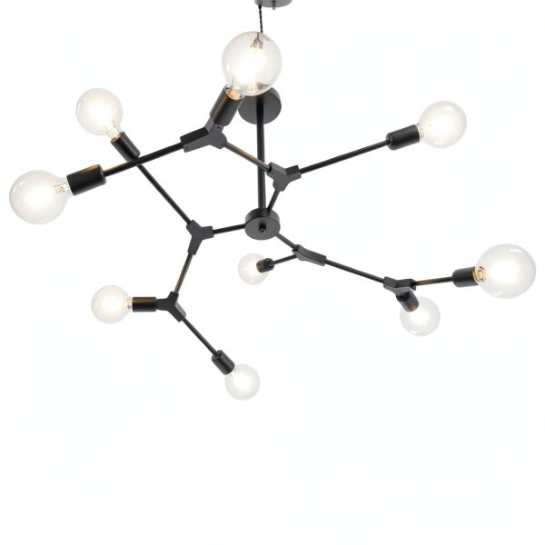 PATIKIL Lamp Extension Rod Silver Tone Metal Lighting-4