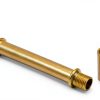 KUMGROT Gold Iron Lighting Fixture Downrod Connector Tube-1