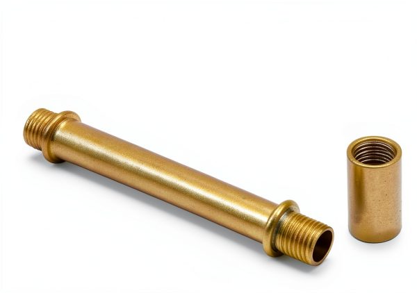 KUMGROT Gold Iron Lighting Fixture Downrod Connector Tube-1