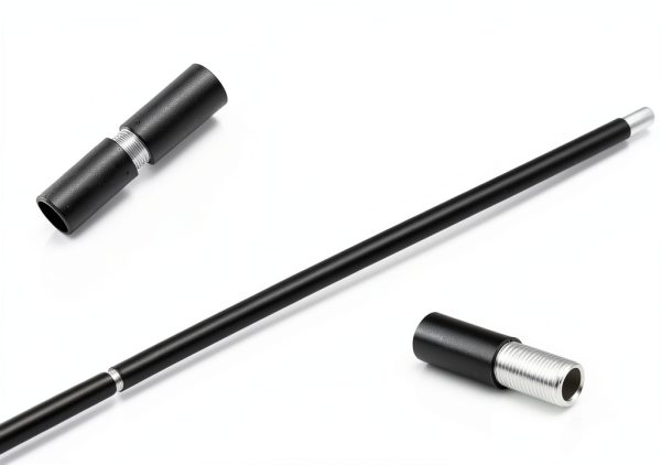 Lnrueg Threaded Extension Rods Iron M10 Black Lighting-1