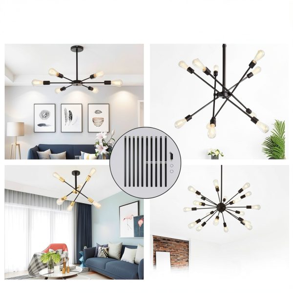 MeiShiDeng Lighting Downrods Metal M10 Thread Extendable-2