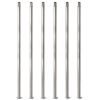 PATIKIL Lamp Extension Rod Silver Tone Metal Downrod-0
