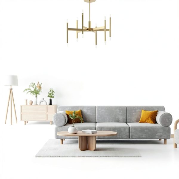 PATIKIL Lamp Extension Rod Silver Tone Metal Downrod-5