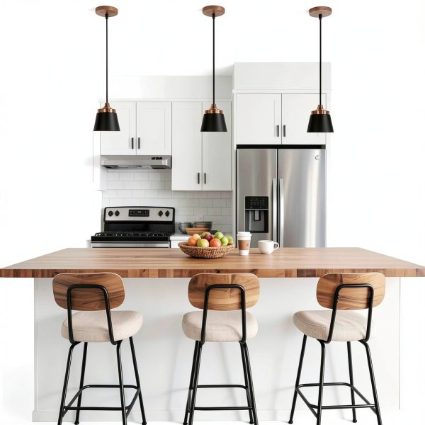 Noamus M10 Threaded Extension Rods Black Iron Lighting-7