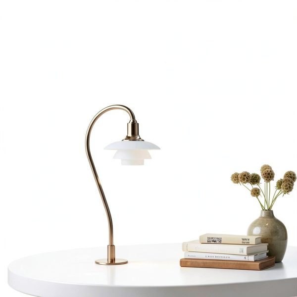 Homoyoyo Iron Lamp Stem Curved Design Wall Mount Lighting-2