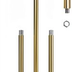 MAYOMAJO Brass Lighting Extension Rods Heavy Duty Iron-0