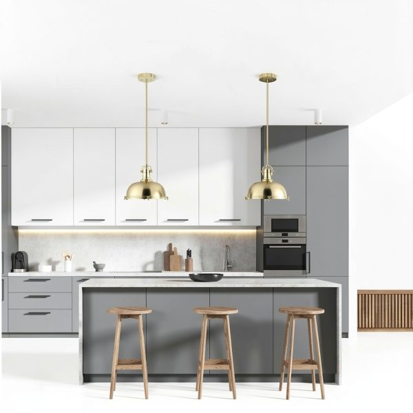 MAYOMAJO Brass Lighting Extension Rods Heavy Duty Iron-6