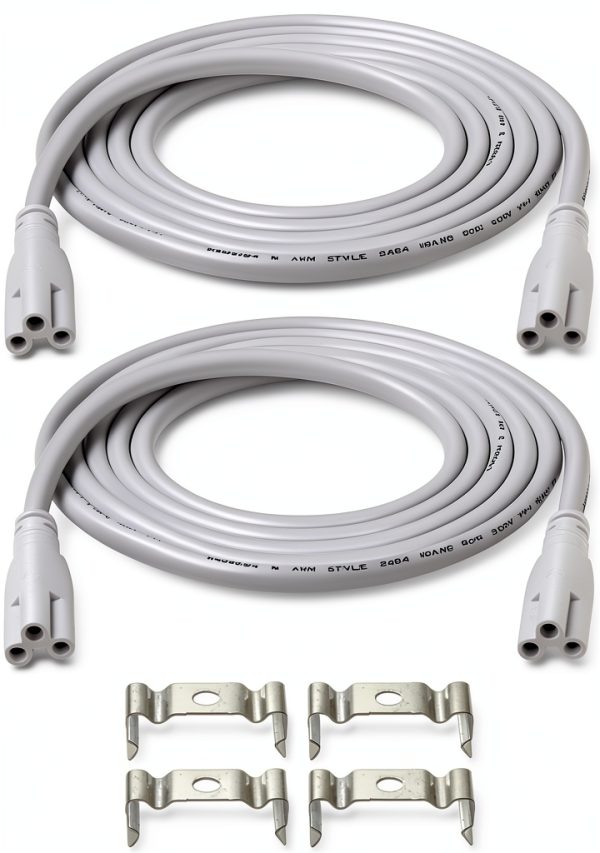 SinLoon UL Certified LED Power Cord T5 T8 Connector 6A-0